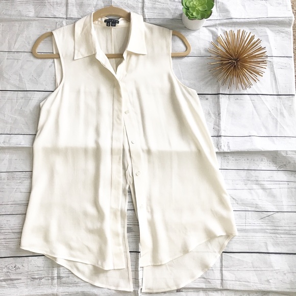 Theory  button Down blouse - Picture 1 of 4